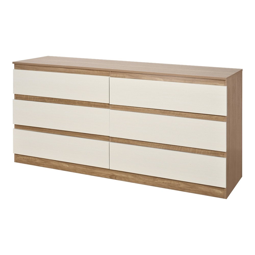 خزانة مودرن 6 أدراج خشبية 160×75 سم خزانة مودرن 6 أدراج خشبية 160×75 سم