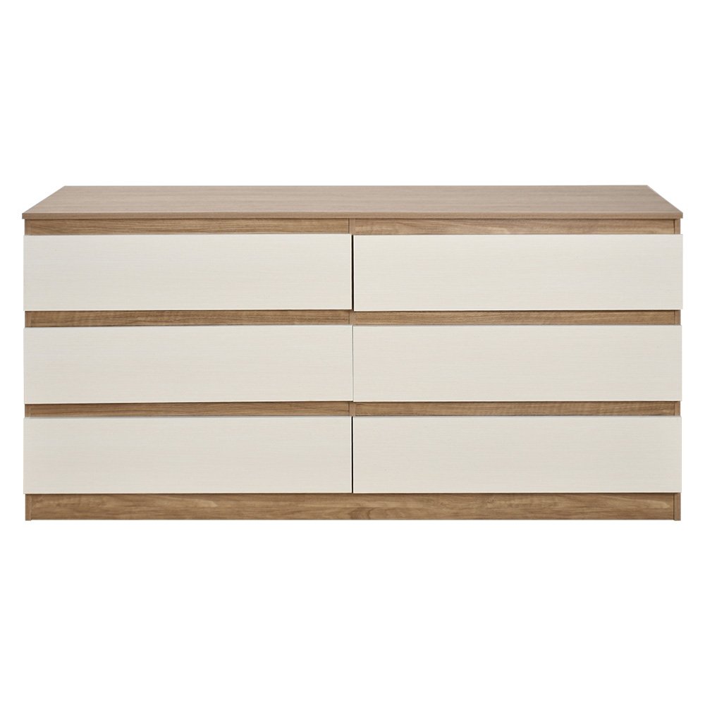 خزانة مودرن 6 أدراج خشبية 160×75 سم خزانة مودرن 6 أدراج خشبية 160×75 سم