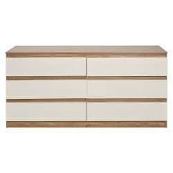 خزانة مودرن 6 أدراج خشبية 160×75 سم خزانة مودرن 6 أدراج خشبية 160×75 سم