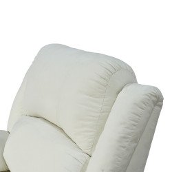 كرسي استرخاء فاخر هزاز دوار قماش بحامل جوال بيج كرسي استرخاء فاخر هزاز دوار قماش بحامل جوال بيج