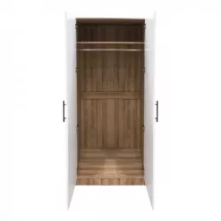 دولاب ملابس خشبي 2 باب 80*200 سم دولاب ملابس خشبي 2 باب 80*200 سم