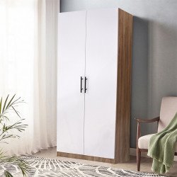 دولاب ملابس خشبي 2 باب 80*200 سم 