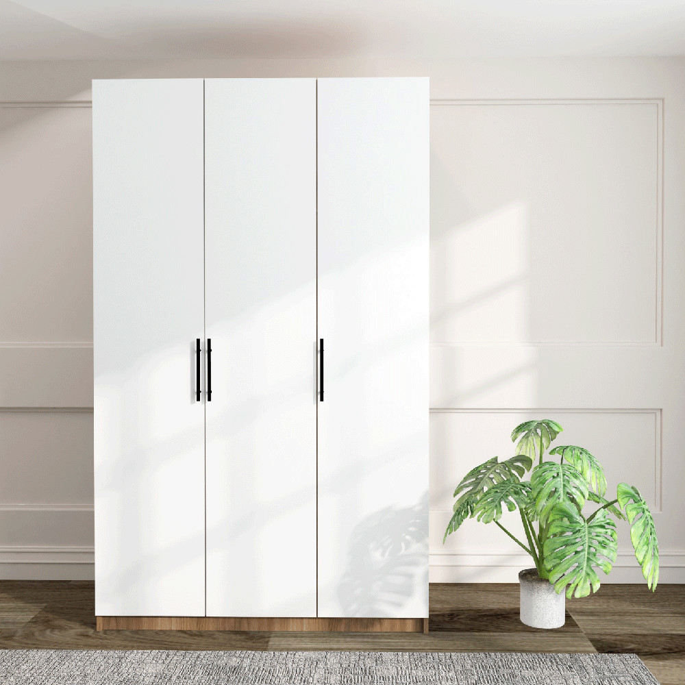 دولاب ملابس خشب 3 باب 120*200 سم 