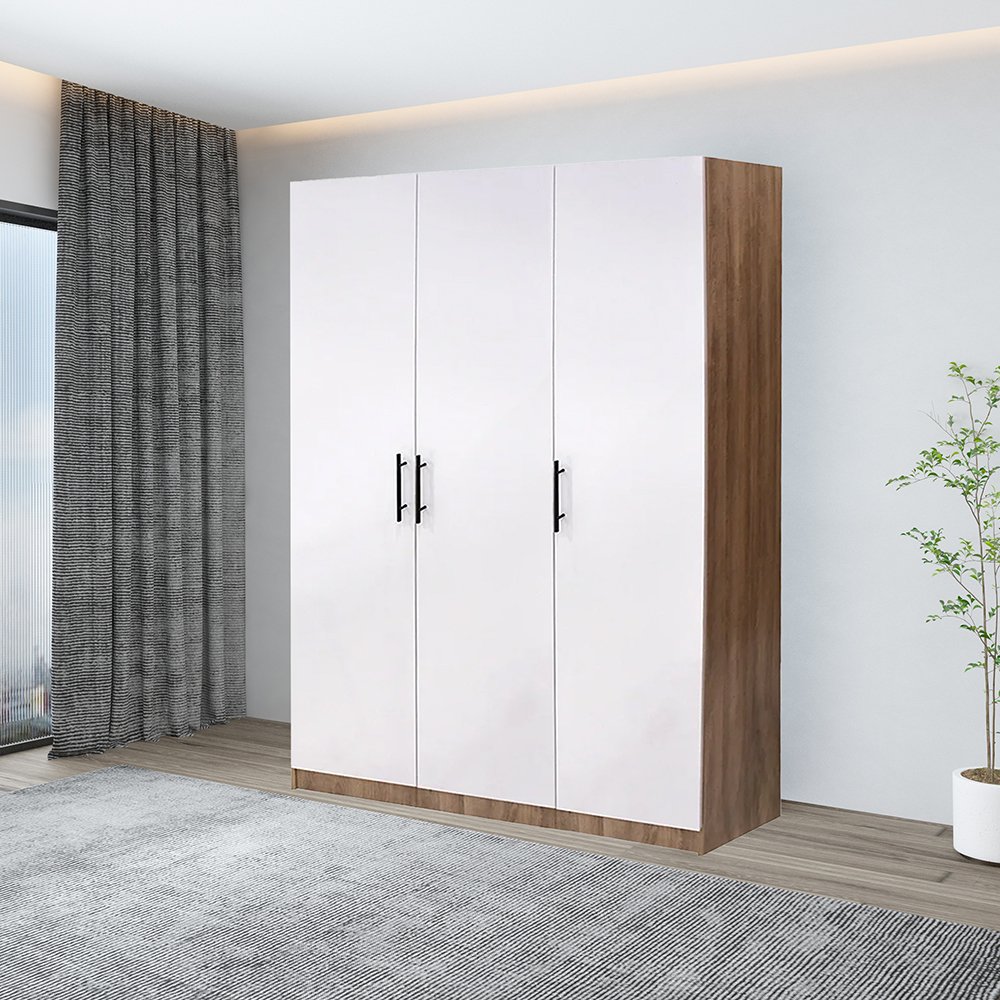 دولاب ملابس خشب 3 باب 120*200 سم 