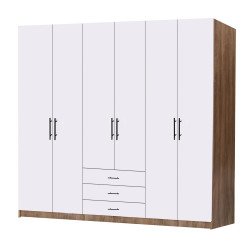 دولاب ملابس 6 باب خشبي