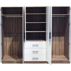 دولاب ملابس 6 باب خشبي