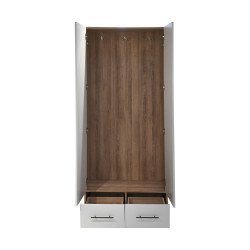 دولاب خشبي 2 باب بأدراج عملية دولاب خشبي 2 باب بأدراج عملية