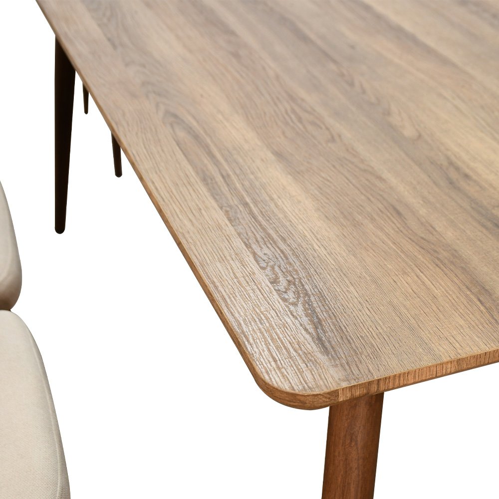 طاولة طعام خشبية 8 كراسي بيج طاولة طعام خشبية 8 كراسي بيج