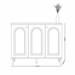 دولاب عصري متعدد الاستخدام خشب 120 سم دولاب عصري متعدد الاستخدام خشب 120 سم