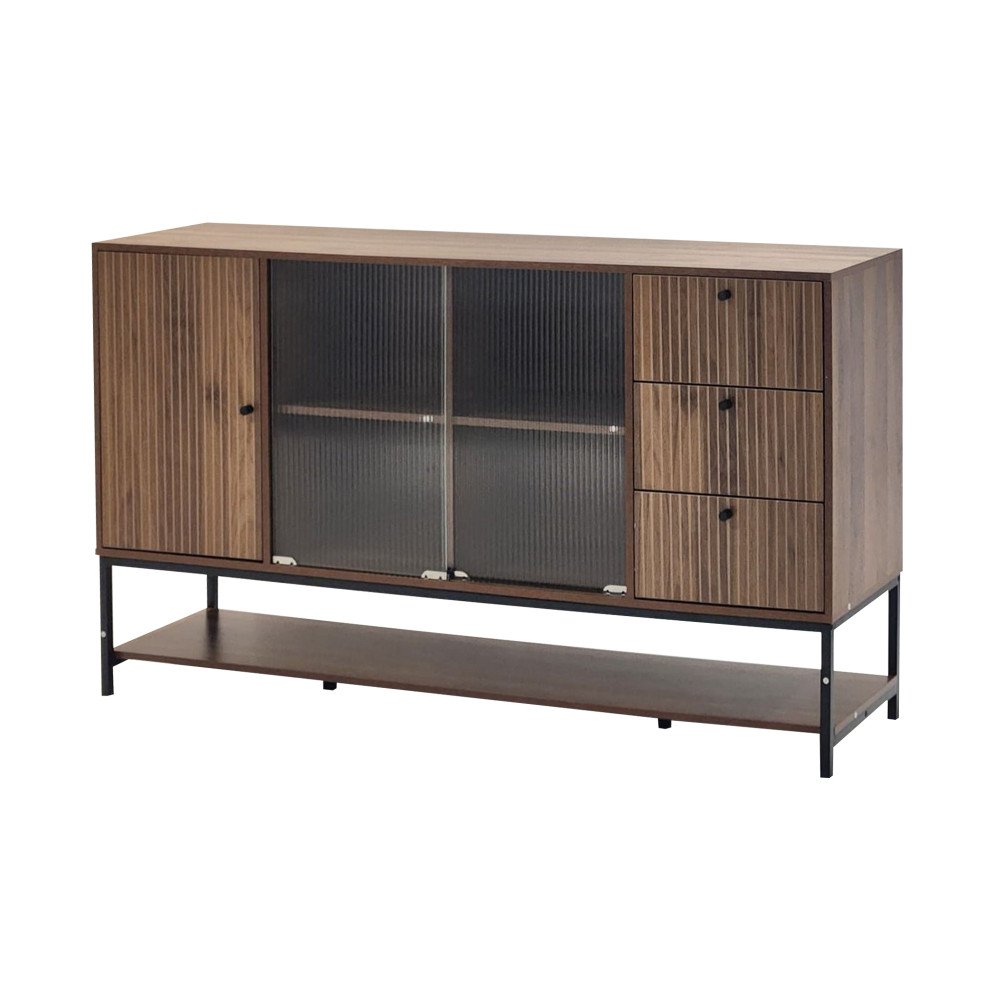 دولاب بوفية صالة بني 160 سم