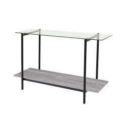 مدخل استقبال من الزجاج والخشب والمعدن رمادي مدخل استقبال من الزجاج والخشب والمعدن رمادي