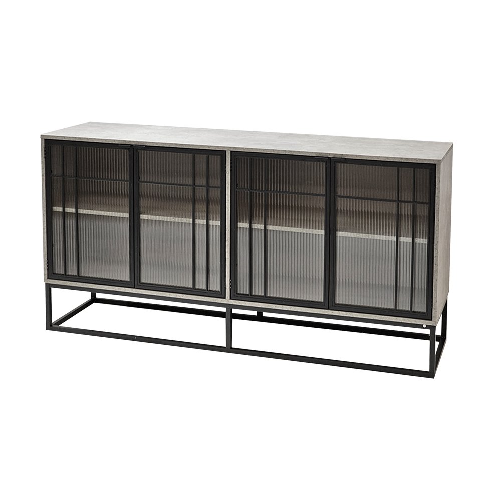 دولاب بوفية صالة خشبي مودرن 160 سم