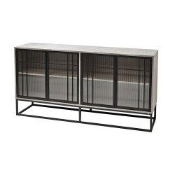 دولاب بوفية صالة خشبي مودرن 160 سم