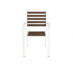 كرسي مفرد جانبي خشب بهيكل معدني كرسي مفرد جانبي خشب بهيكل معدني