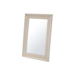 مرآة حائط اطار ابيض