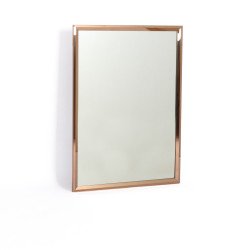 مرآة حائط اطار ستيل نحاسي مرآة حائط اطار ستيل نحاسي