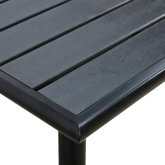 طاولة مفردة بأرجل معدنية 70×75 سم طاولة مفردة بأرجل معدنية 70×75 سم