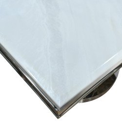 طاولة طعام فاخرة رخام بأرجل معدنية 10 كراسي رمادي طاولة طعام فاخرة رخام بأرجل معدنية 10 كراسي رمادي