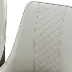 طاولة طعام فاخرة سطح رخامي دوار 6 كراسي رمادي طاولة طعام فاخرة سطح رخامي دوار 6 كراسي رمادي