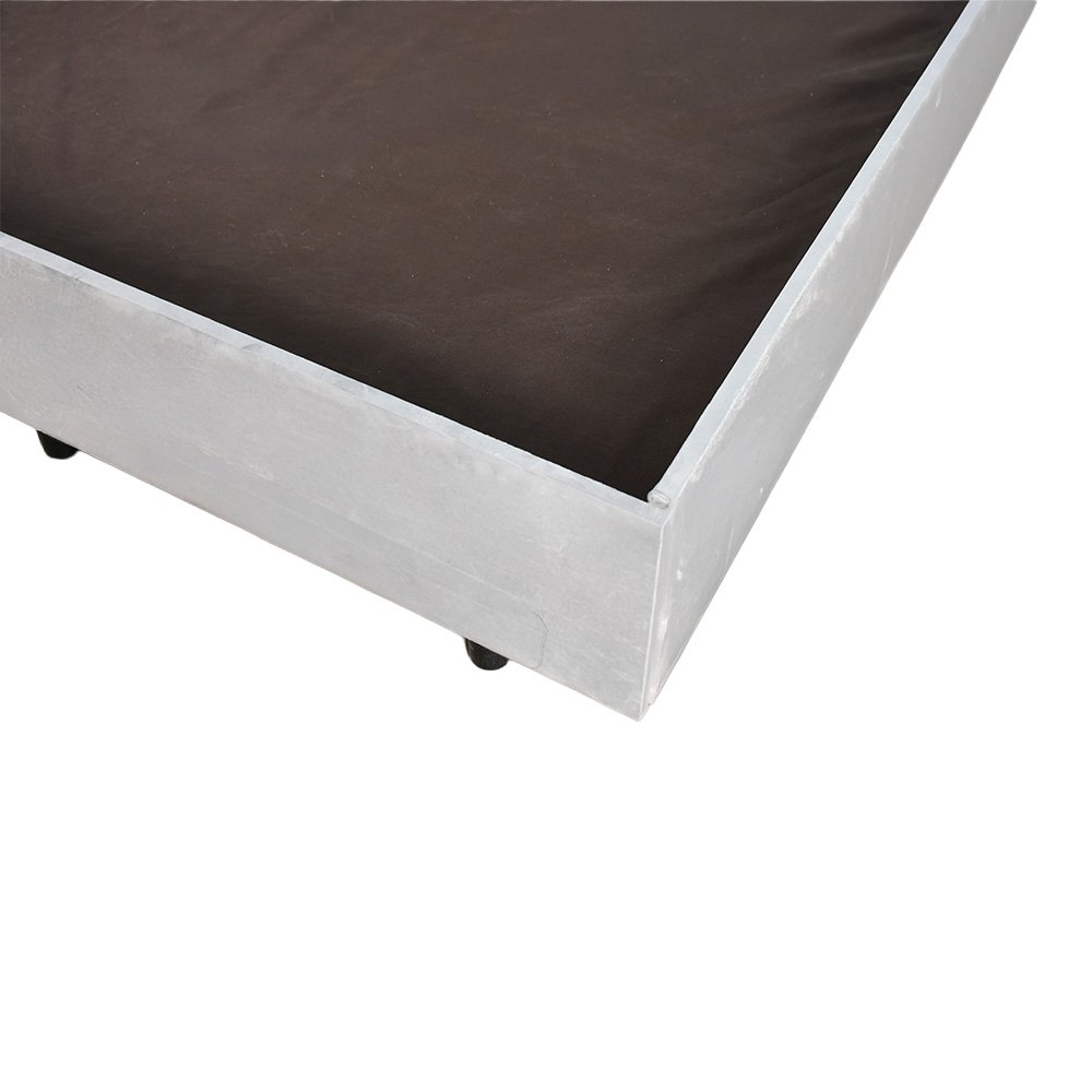 سرير خشبي بتنجيد مخملي فاخر 180×200سم