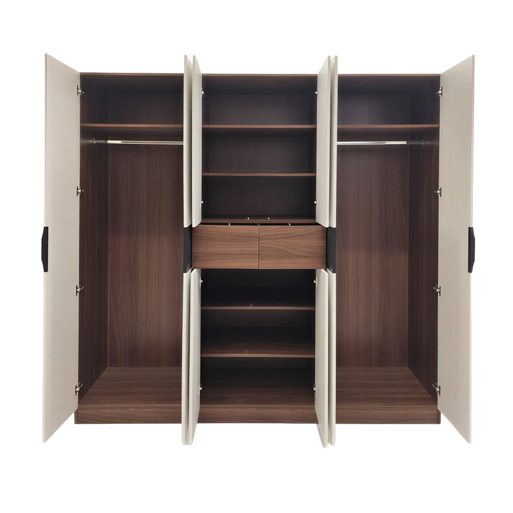 دولاب ملابس مودرن خشبي 8 باب