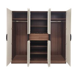 دولاب ملابس مودرن خشبي 8 باب