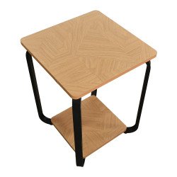 طقم طاولات خدمة 5 قطع 2 دور خشبي