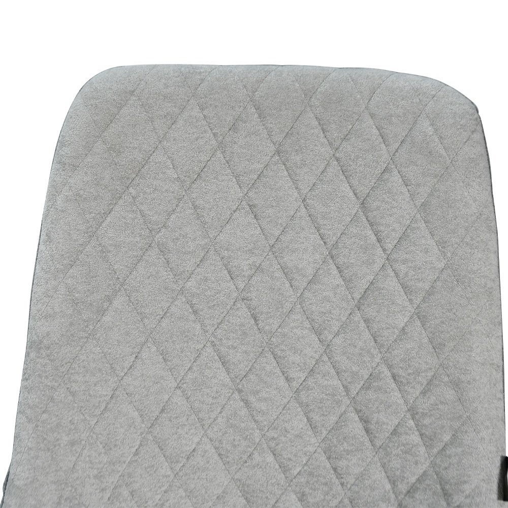 طاولة طعام خشب بأرجل معدنية 6 كراسي رمادي