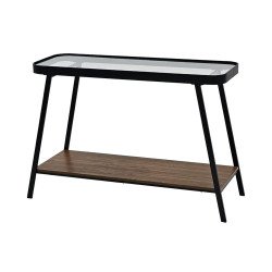 مدخل استقبال 2 دور سطح زجاجي بهيكل معدني