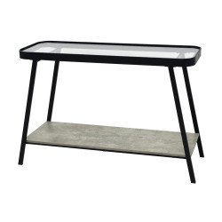 مدخل استقبال 2 دور سطح زجاجي بهيكل معدني