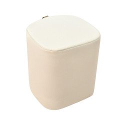 طاولة زينة بخزانة 6 أدراج وسطح زجاج مع مرآة مضيئة