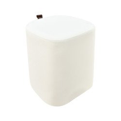 طاولة زينة بخزانة 6 أدراج وسطح زجاج مع مرآة مضيئة