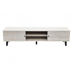 وحدة تلفاز مودرن خشبية رمادي حجري 180 سم