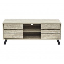 وحدة تلفاز مودرن خشبية بيج 120 سم