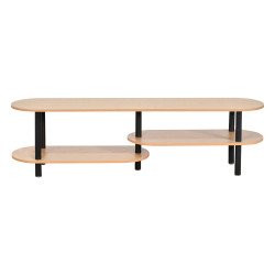 وحدة تلفاز مودرن خشب بهيكل معدني 160 سم