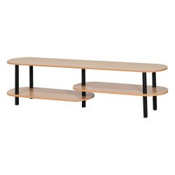 وحدة تلفاز مودرن خشب بهيكل معدني 180 سم