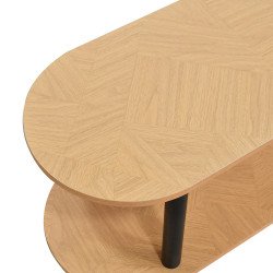 وحدة تلفاز مودرن خشب بهيكل معدني 180 سم