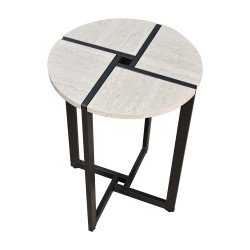 طقم طاولات خدمة مودرن 7 قطع خشبي بيج طقم طاولات خدمة مودرن 7 قطع خشبي بيج