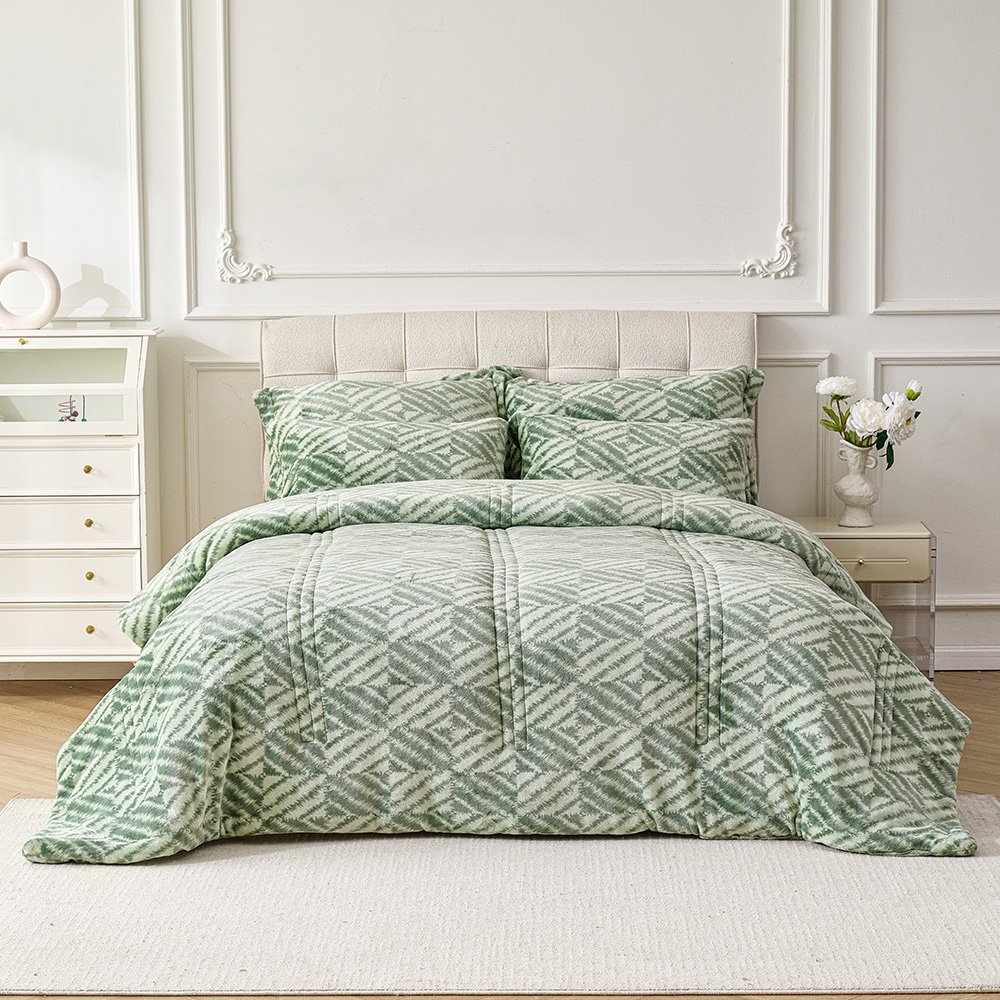 مفرش نيوم شتوي مخمل 4 قطع نفر