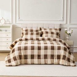 مفرش نيوم شتوي مخمل 6 قطع نفرين