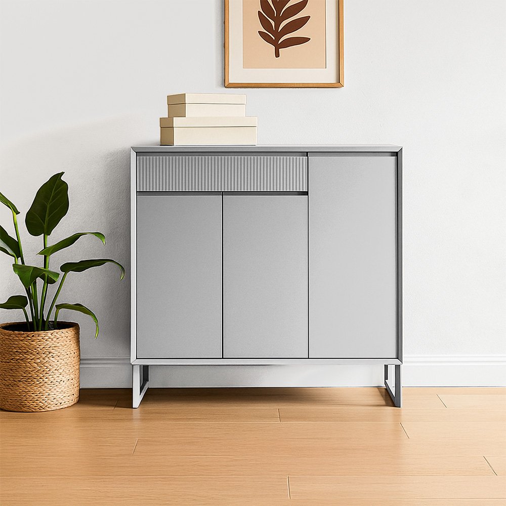 دولاب متعدد الاستخدام رمادي 120 سم