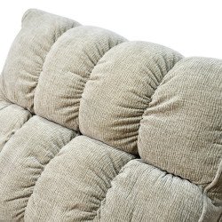 كرسي استرخاء فخم هزاز دوار بحامل جوال بيج