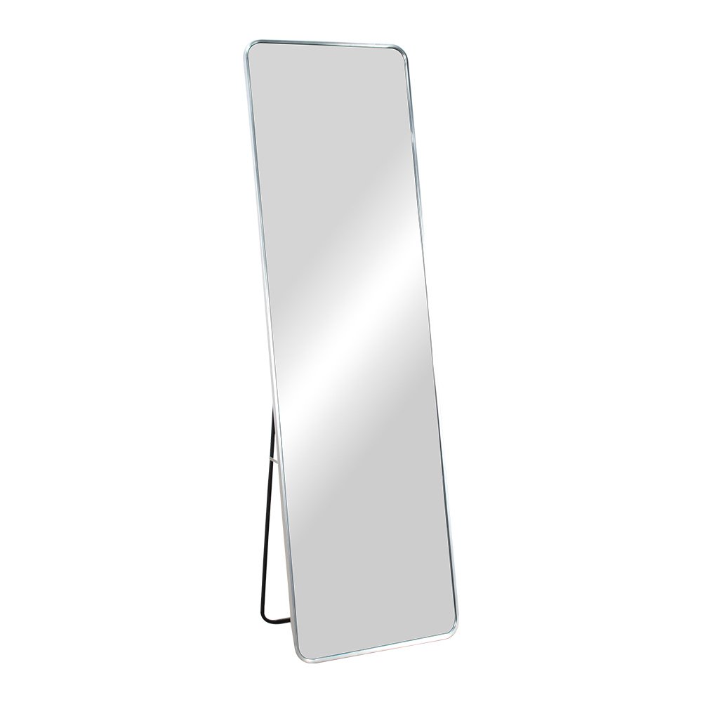 مرآة استاند بإطار معدني فضي 50×170 سم