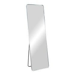 مرآة استاند بإطار معدني فضي 50×170 سم مرآة استاند بإطار معدني فضي 50×170 سم