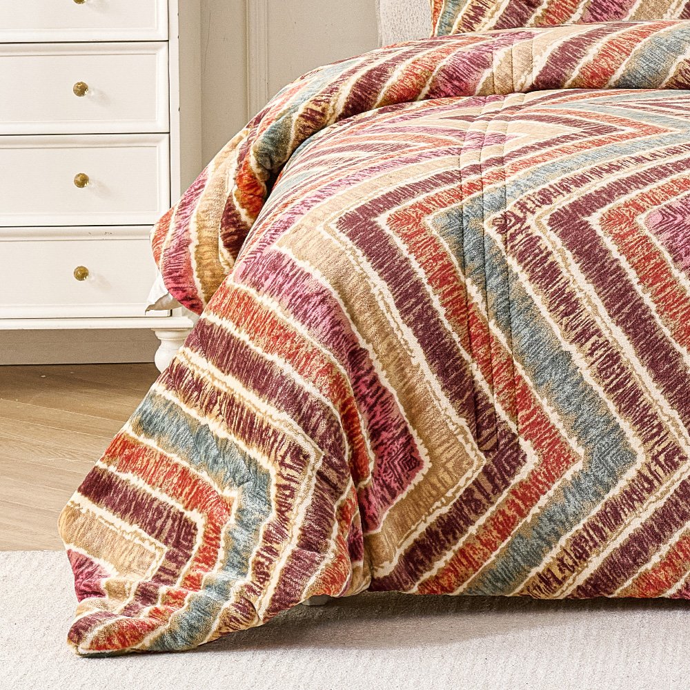 مفرش نيوم شتوي مخمل 4 قطع نفر