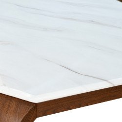 طاولة طعام رخام مع أرجل خشبية 10 كراسي