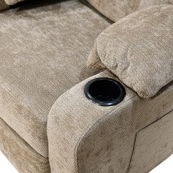 كرسي استرخاء فخم هزاز دوار مع حامل جوال كوفي