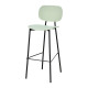 كرسي بار بلاسيتك بأرجل معدنية مينت جرين كرسي بار بلاسيتك بأرجل معدنية مينت جرين