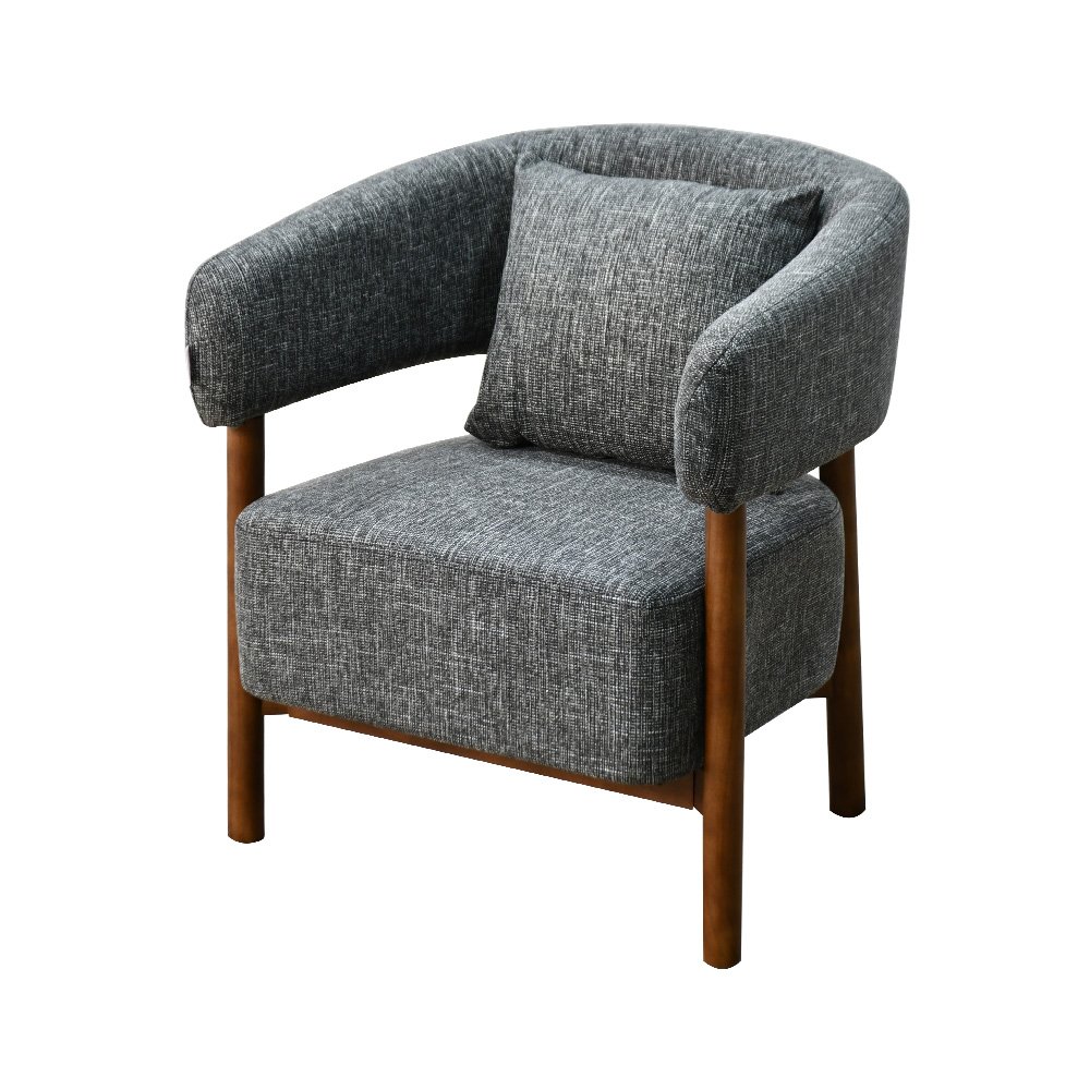 كرسي مفرد فخم قماش بهيكل خشبي مودرن كرسي مفرد فخم قماش بهيكل خشبي مودرن