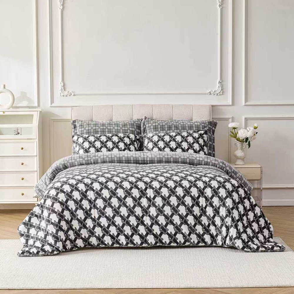 مفرش نيوم شتوي مخمل 4 قطع نفر